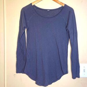lululemon athletica Gray Long Sleeve Top